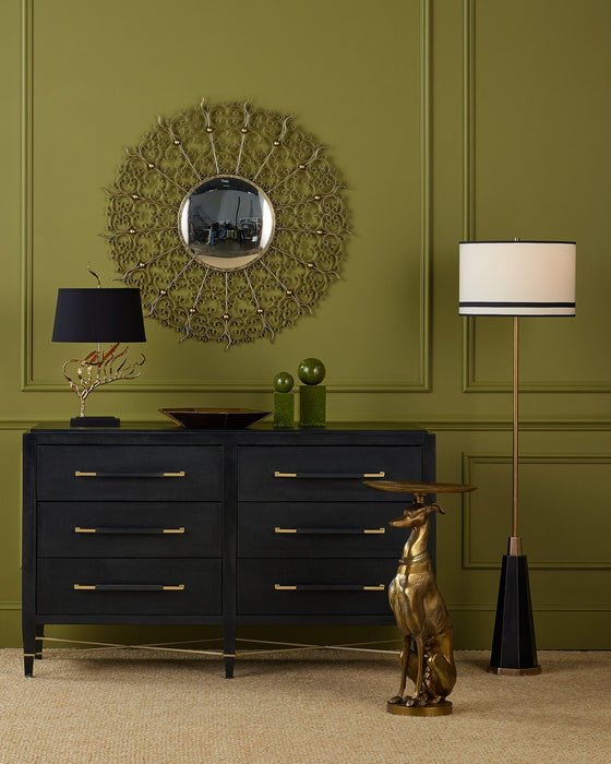 Currey and Company - 4000-0239 - Accent Table - Ballyregan - Antique Brass