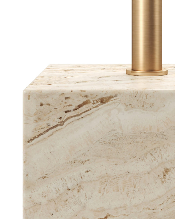 Currey and Company - 4000-0240 - Drinks Table - Prado - Natural/Polished Brass