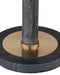 Currey and Company - 4000-0241 - Accent Table - Miles - Natural/Polished Brass