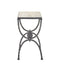 Currey and Company - 4000-0243 - Side Table - Agora - Natural/Rustic Bronze