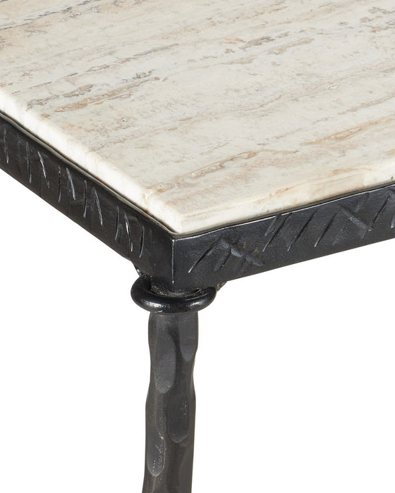 Currey and Company - 4000-0245 - Console Table - Agora - Natural/Rustic Bronze
