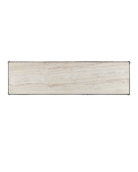 Currey and Company - 4000-0245 - Console Table - Agora - Natural/Rustic Bronze