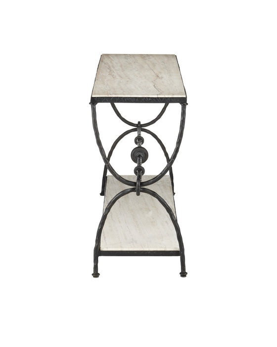 Currey and Company - 4000-0245 - Console Table - Agora - Natural/Rustic Bronze