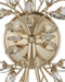 Currey and Company - 5000-0276 - Two Light Wall Sconce - Forget-Me-Not - Clear/Silver Leaf