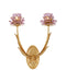 Currey and Company - 5000-0278 - Two Light Wall Sconce - Marilee - Pink/Dutch Gold Leaf