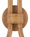 Currey and Company - 5000-0280 - Two Light Wall Sconce - Samsara - Natural/Saddle Tan