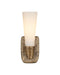 Currey and Company - 5800-0067 - One Light Wall Sconce - Bonaz - Opaque White/Antique Brass
