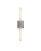 Currey and Company - 5800-0070 - Two Light Wall Sconce - Brietta - Opaque White/Polished Nickel