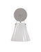 Currey and Company - 5800-0073 - One Light Wall Sconce - Bronwen - Opaque White/Polished Nickel