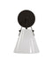 Currey and Company - 5800-0074 - One Light Wall Sconce - Bronwen - Opaque White/Oil Rubbed Bronze