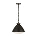 Visual Comfort Studio - LP1111AI - One Light Pendant - Hayward - Aged Iron