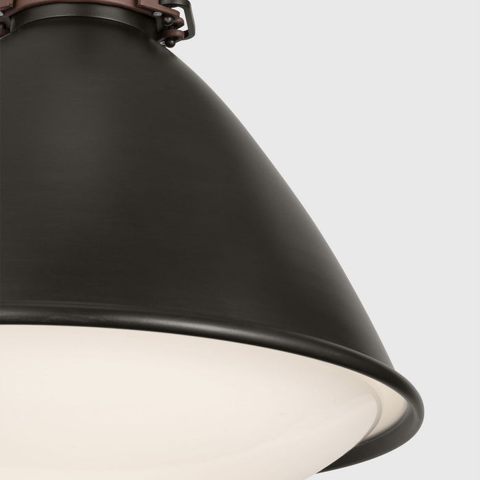 Visual Comfort Studio - LP1111AI - One Light Pendant - Hayward - Aged Iron