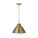 Visual Comfort Studio - LP1111TWB - One Light Pendant - Hayward - Time Worn Brass