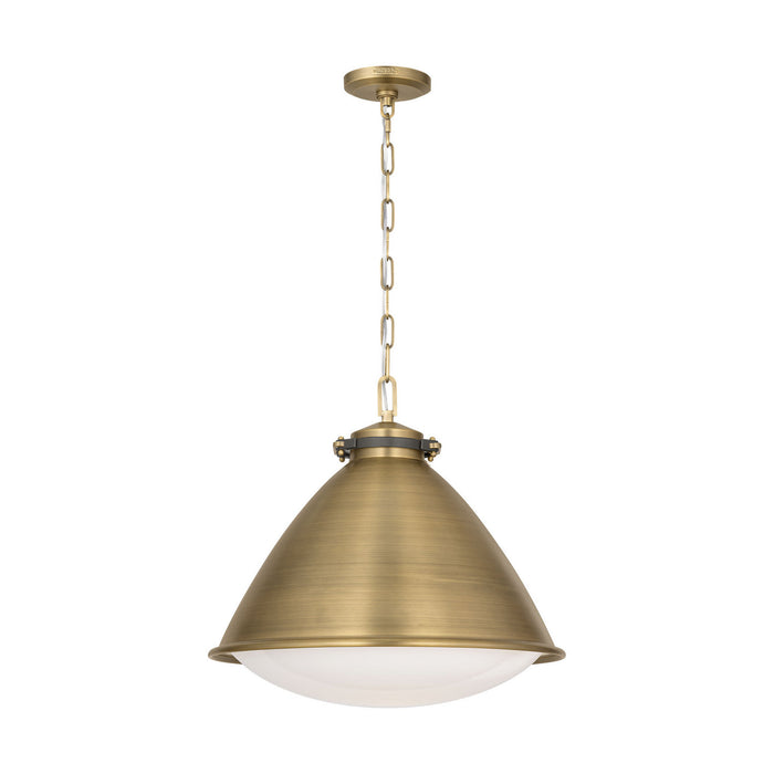 Visual Comfort Studio - LP1121TWB - One Light Pendant - Hayward - Time Worn Brass