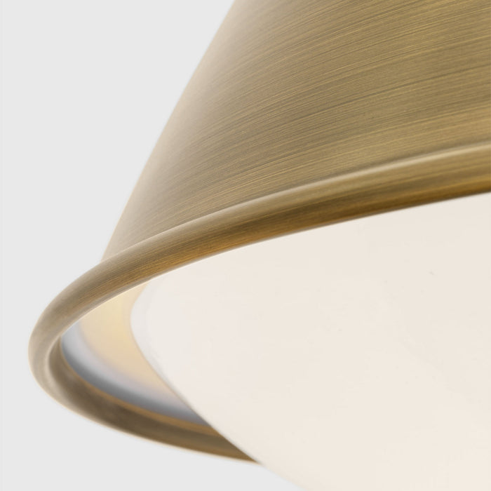 Visual Comfort Studio - LP1121TWB - One Light Pendant - Hayward - Time Worn Brass