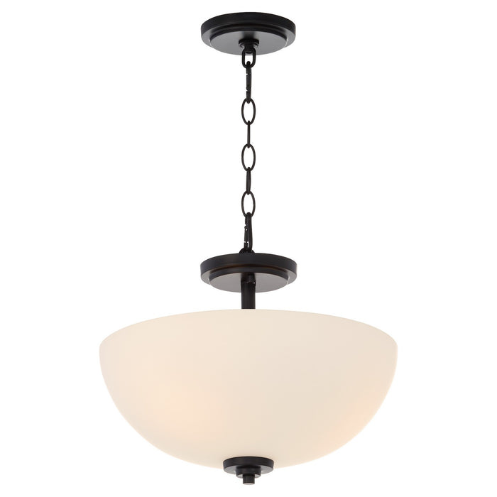 Quorum - 2800-15-159 - Three Light Dual Mount - Adams - Matte Black