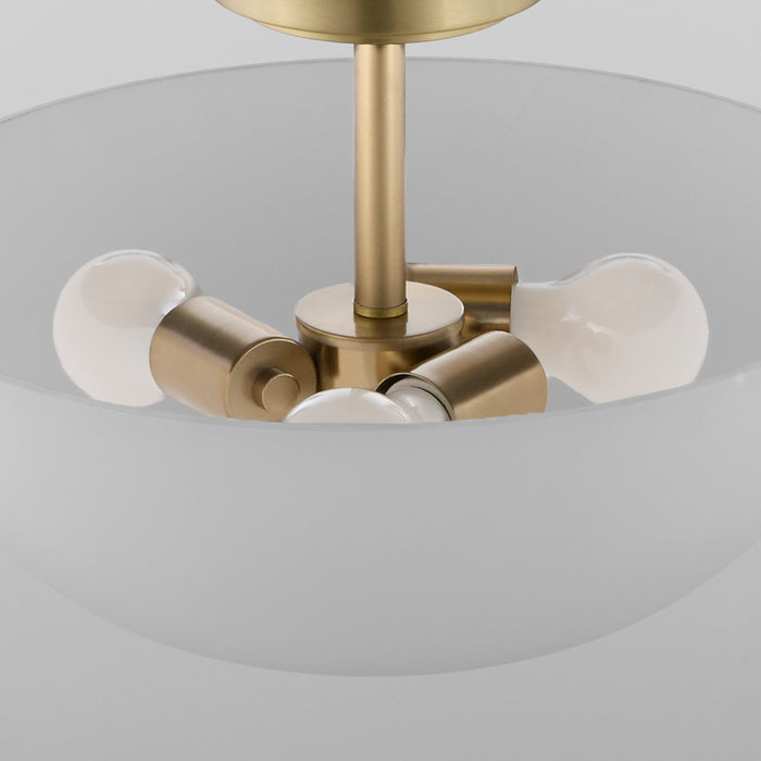 Quorum - 2800-15-180 - Three Light Dual Mount - Adams - Aged Brass