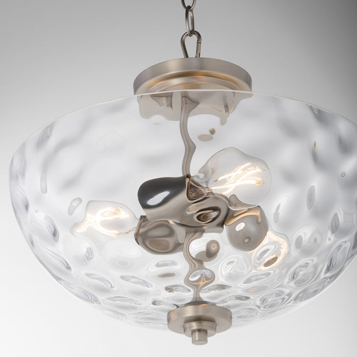 Quorum - 2800-15-265 - Three Light Dual Mount - Adams - Satin Nickel