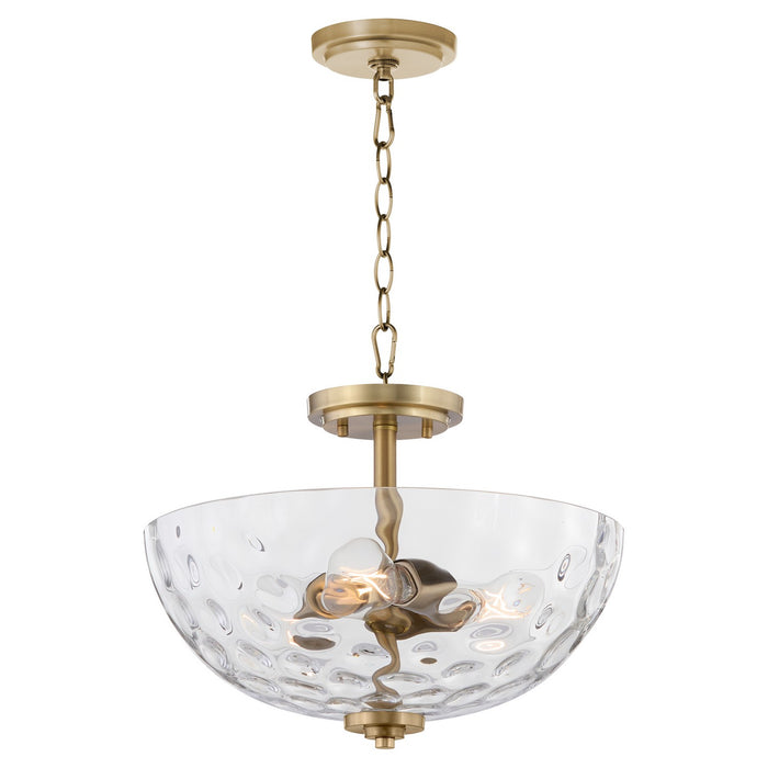 Quorum - 2800-15-280 - Three Light Dual Mount - Adams - Aged Brass