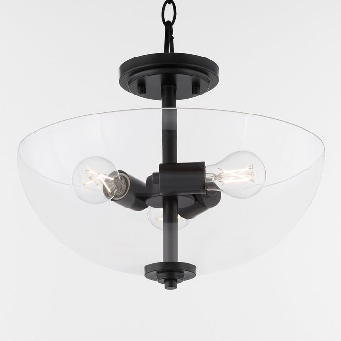 Quorum - 2800-15-59 - Three Light Dual Mount - Adams - Matte Black