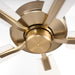 Quorum - 4525-806 - 52"Ceiling Fan - Ovation - Aged Brass|Studio White