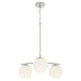 Quorum - 639-3-65 - Three Light Chandelier - Jasper - Satin Nickel