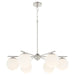 Quorum - 639-6-65 - Six Light Chandelier - Jasper - Satin Nickel