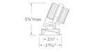 W.A.C. Lighting - R2RAT-FTWA-WT - LED Adjustable Trim - Volta - White