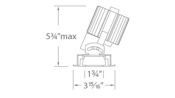 W.A.C. Lighting - R2RPT-NTWA-WT - LED Pinhole Trim - Volta - White