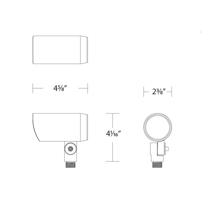 W.A.C. Lighting - LC-253205-WCS-BZ - LED Accent Light - Ltd Landscape - Bronze
