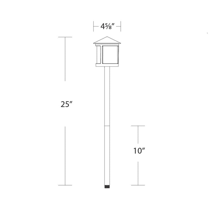 W.A.C. Lighting - LC-253305-CS-BZ - LED Path Light - Ltd Landscape - Bronze