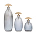 Arteriors - ARI22 - Decanters, Set of 3 - Karis - Blue Smoke Luster