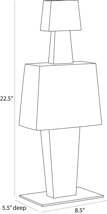 Arteriors - ASC31 - Sculpture - Jacopo - Ivory