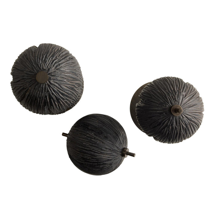 Arteriors - ASC33 - Sculptures, Set of 3 - Kyros - Ebony