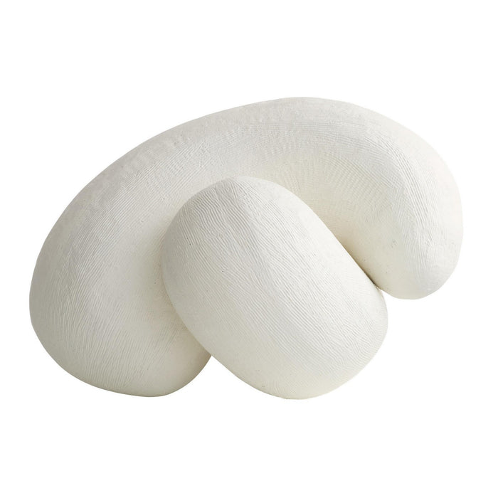 Arteriors - ASC35 - Sculptures, Set of 2 - Kanzi - White