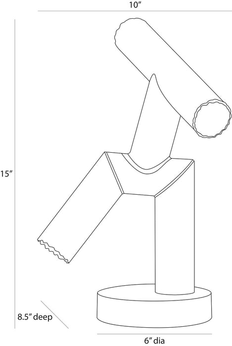 Arteriors - ASI12 - Sculpture - Kouame - Burnt Iron