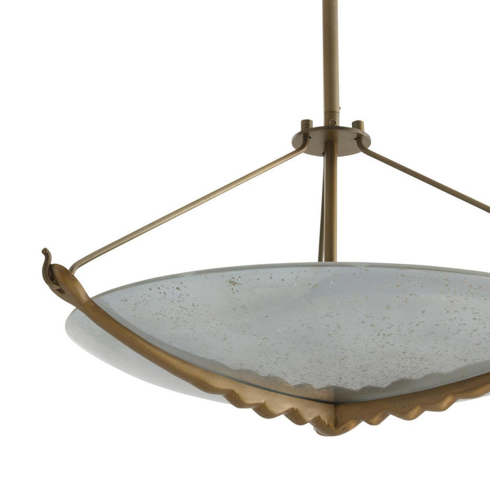 Arteriors - DFI08 - Three Light Semi-Flush Mount - Karlsen - Frosted