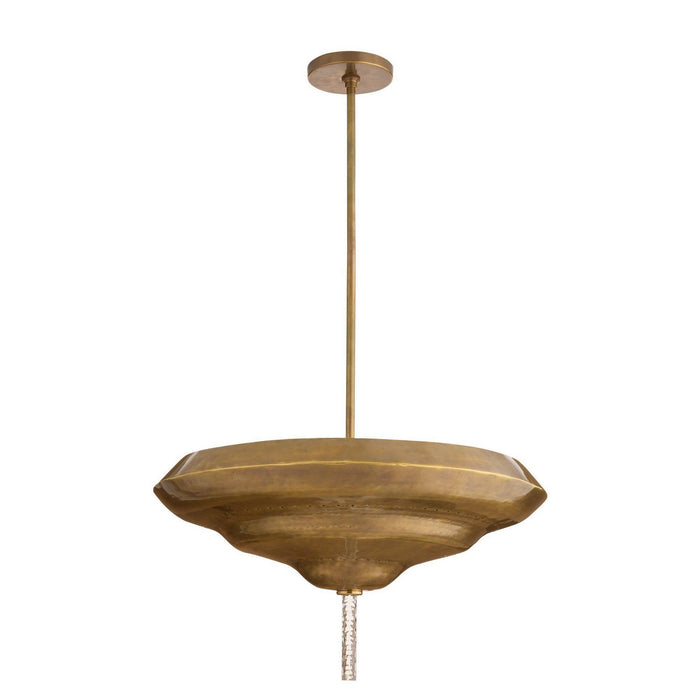 Arteriors - DFI09 - Two Light Semi-Flush Mount - Istanbul - Antique Brass