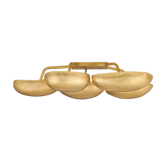 Arteriors - DFI10 - 13 Light Flush Mount - Theo - Gold Leaf