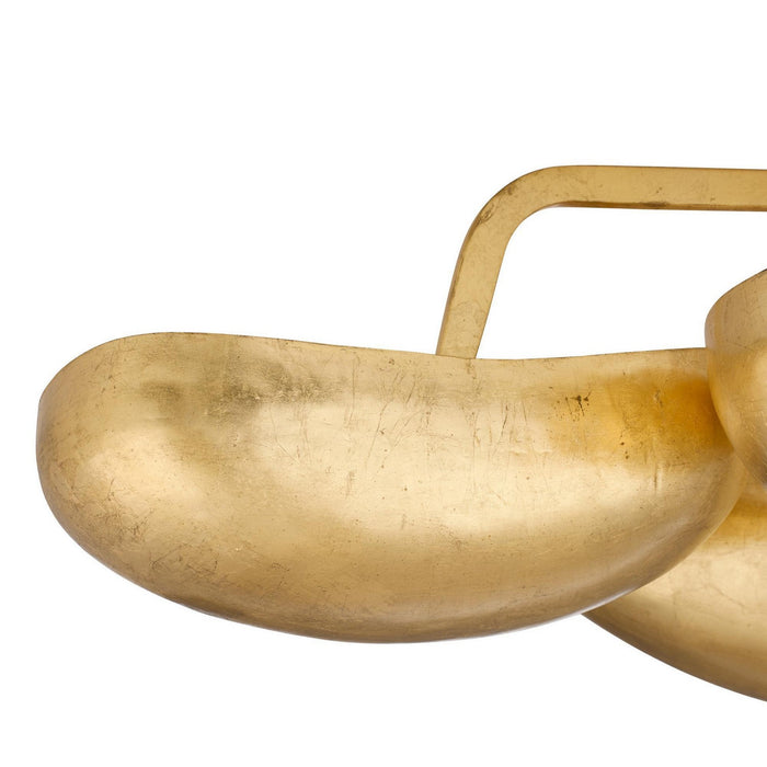 Arteriors - DFI10 - 13 Light Flush Mount - Theo - Gold Leaf