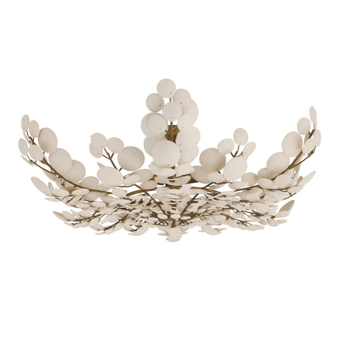 Arteriors - DFS02 - Three Light Flush Mount - Bilal - Ivory