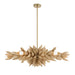Arteriors - DFS03 - Six Light Semi-Flush Mount - Kasai - Natural