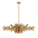 Arteriors - DFS03 - Six Light Semi-Flush Mount - Kasai - Natural