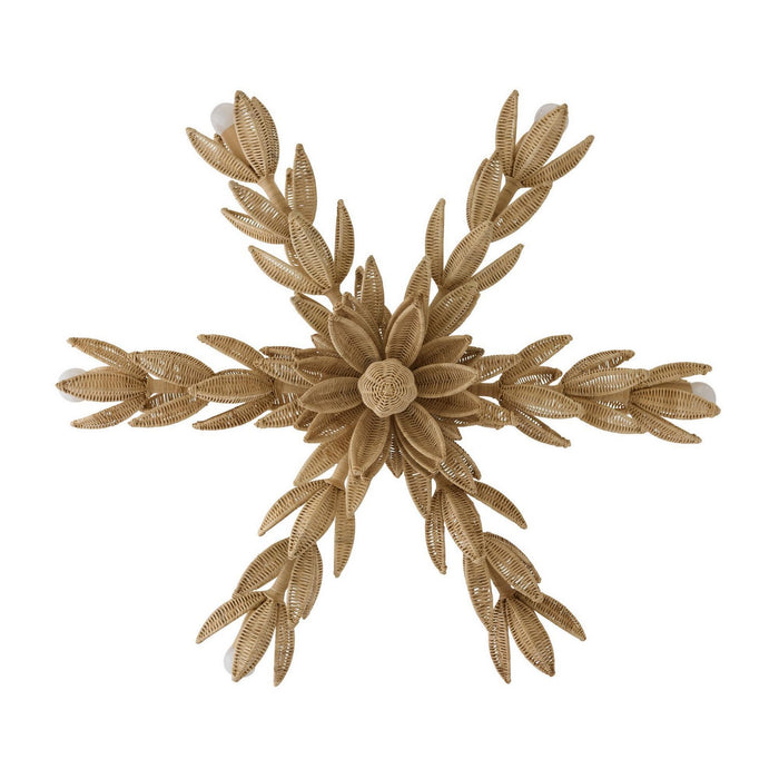 Arteriors - DFS03 - Six Light Semi-Flush Mount - Kasai - Natural