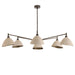 Arteriors - DLC36 - Six Light Chandelier - Inlet - Ivory