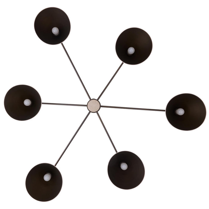 Arteriors - DLC36 - Six Light Chandelier - Inlet - Ivory