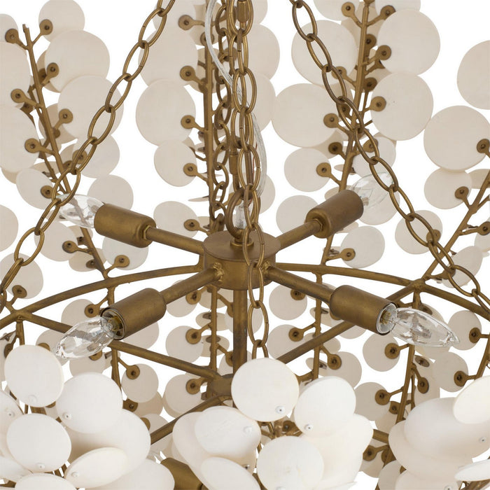 Arteriors - DLS14 - Eight Light Chandelier - Bilal - Ivory