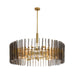 Arteriors - DMC32 - 12 Light Chandelier - Klaus - Smoke