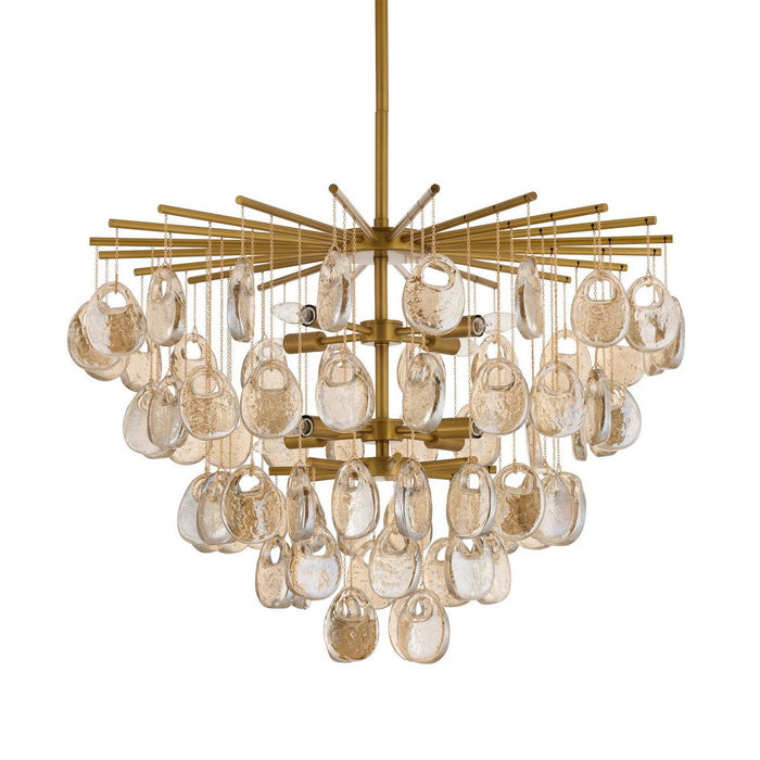 Arteriors - DMC33 - Eight Light Chandelier - Jacqueline - Amber