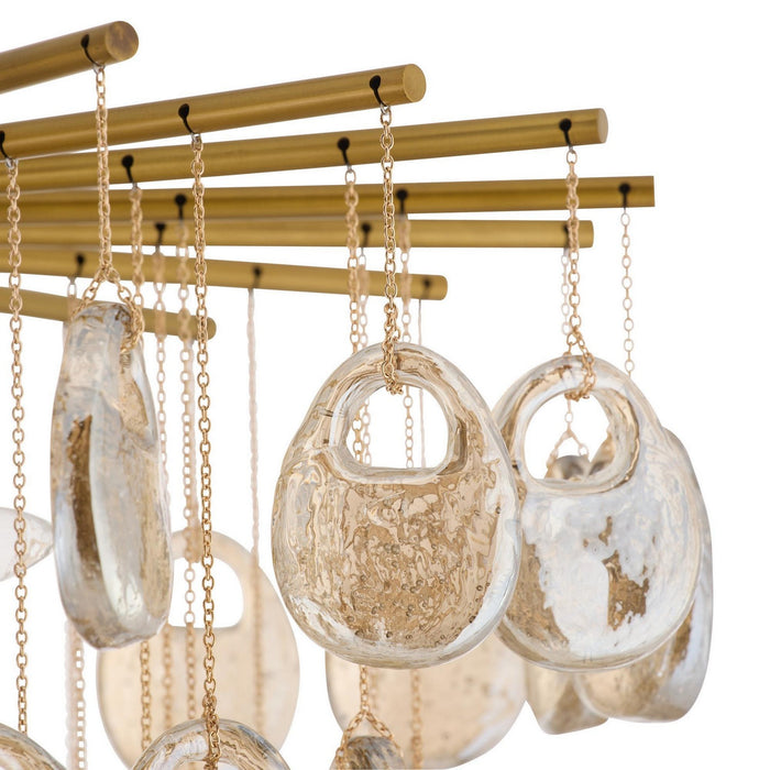 Arteriors - DMC33 - Eight Light Chandelier - Jacqueline - Amber